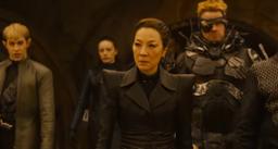 A still of Michelle Yeoh in the Star Trek Section 31 trailer