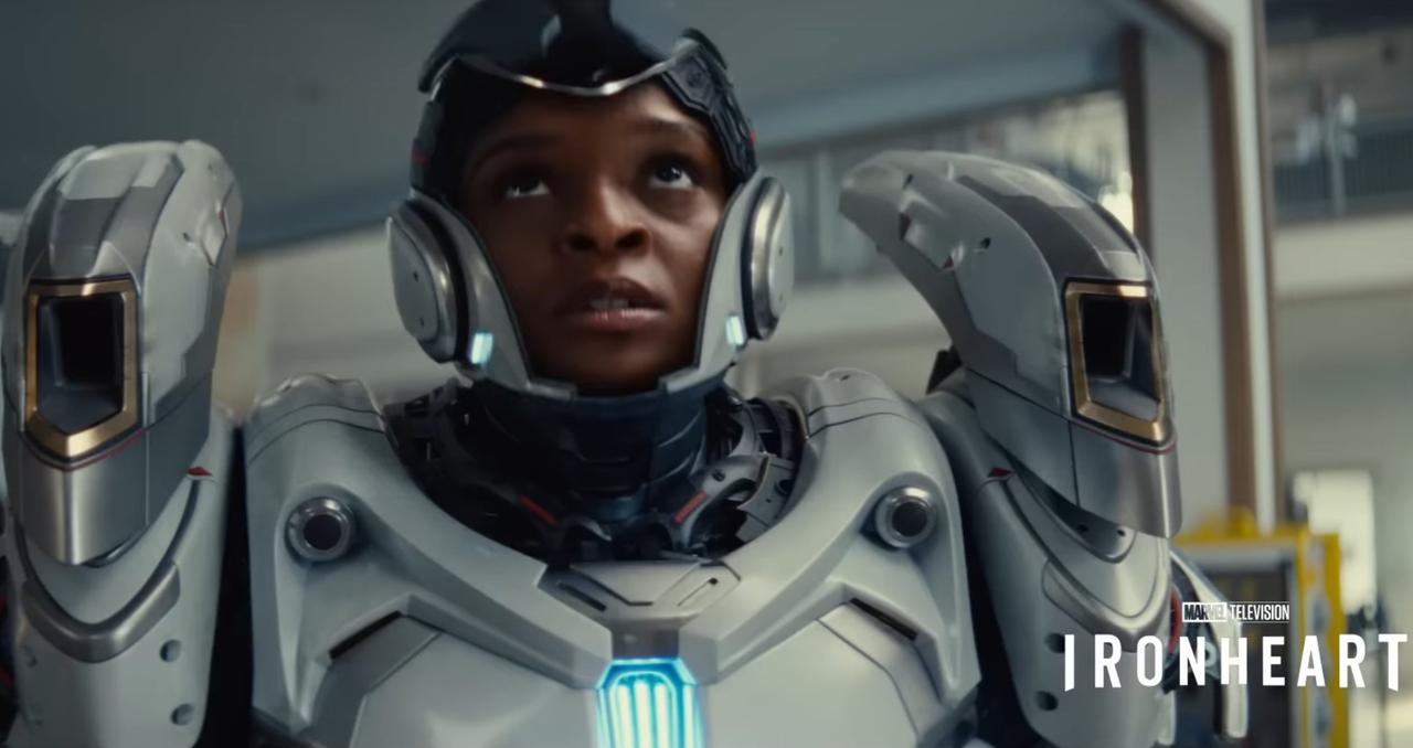 A still of Ironheart from Marvel Studios’s 2025 Look Ahead video