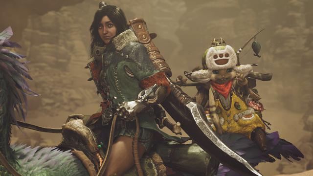 A still from Monster Hunter Wilds