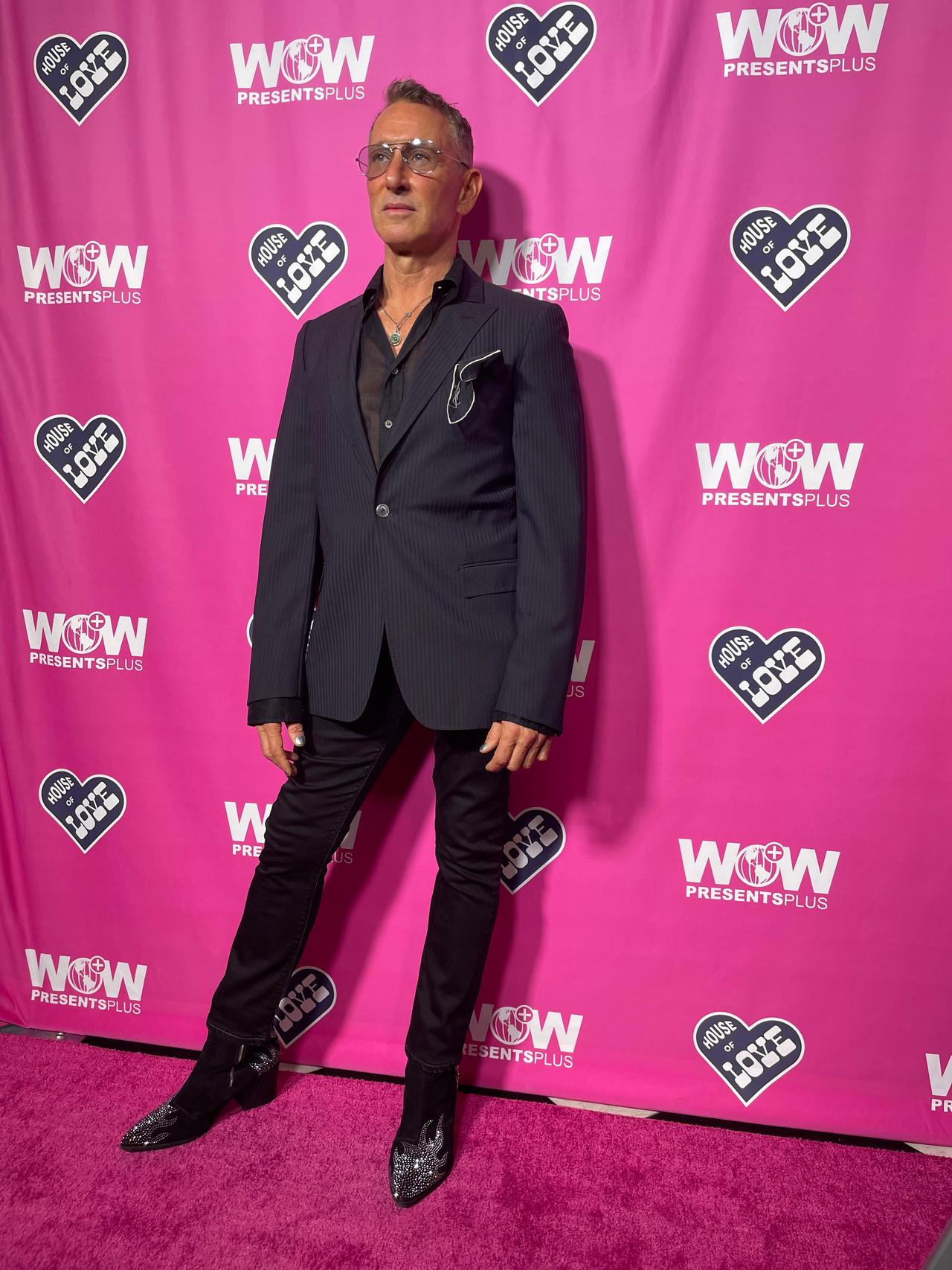 Adam Shankman on the pink carpet of RuPaul's Drag Race UK season 5