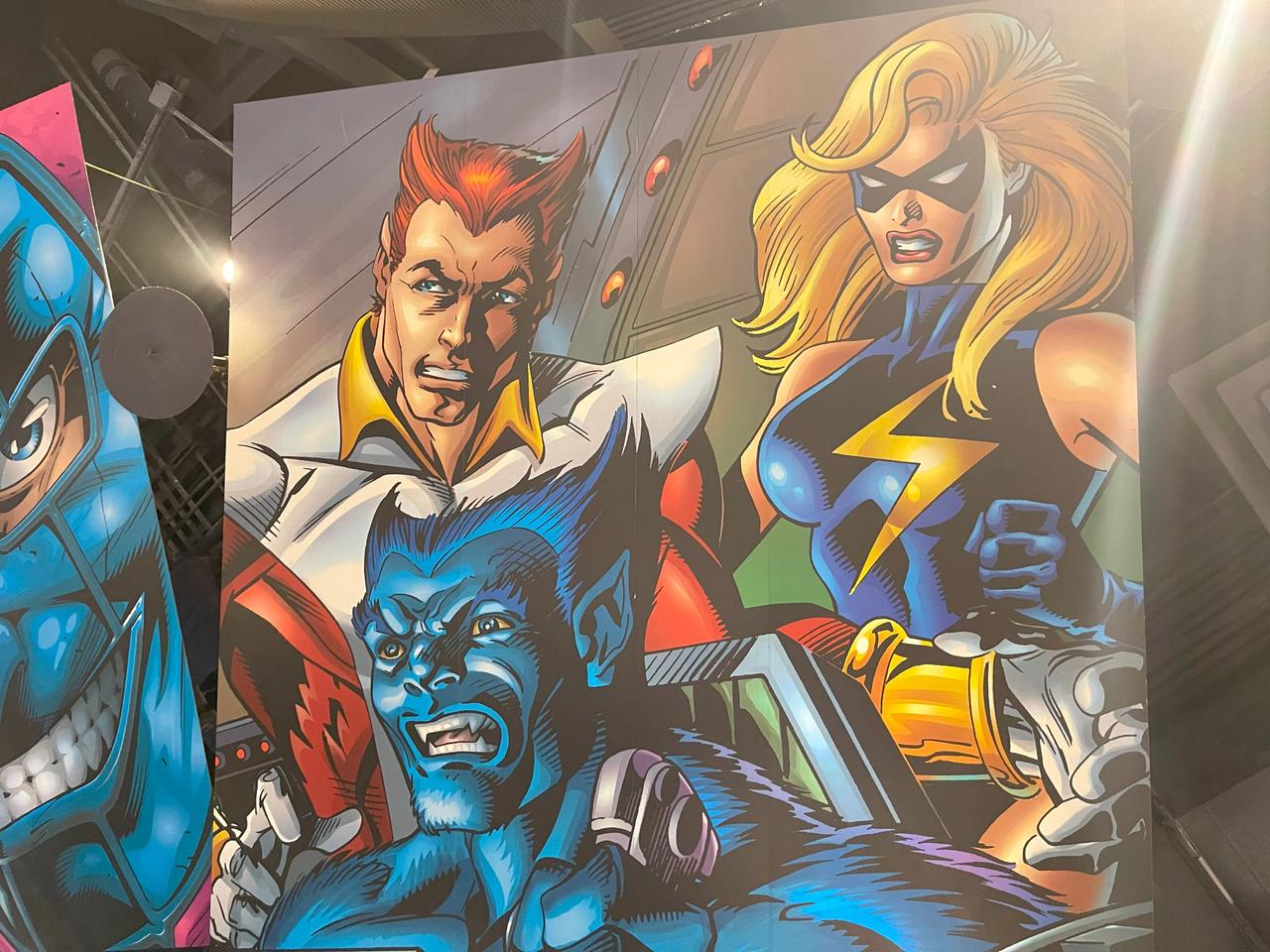 Marvel Super Hero Island mural