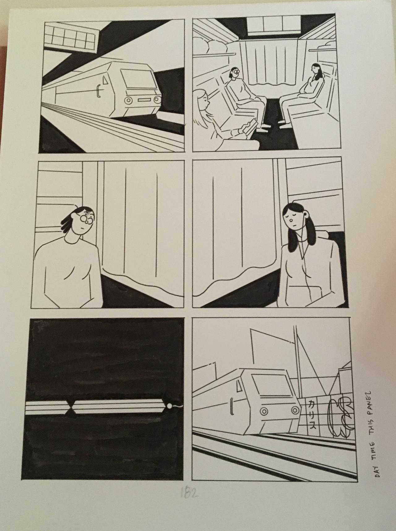 Interior original art from The Contradictions