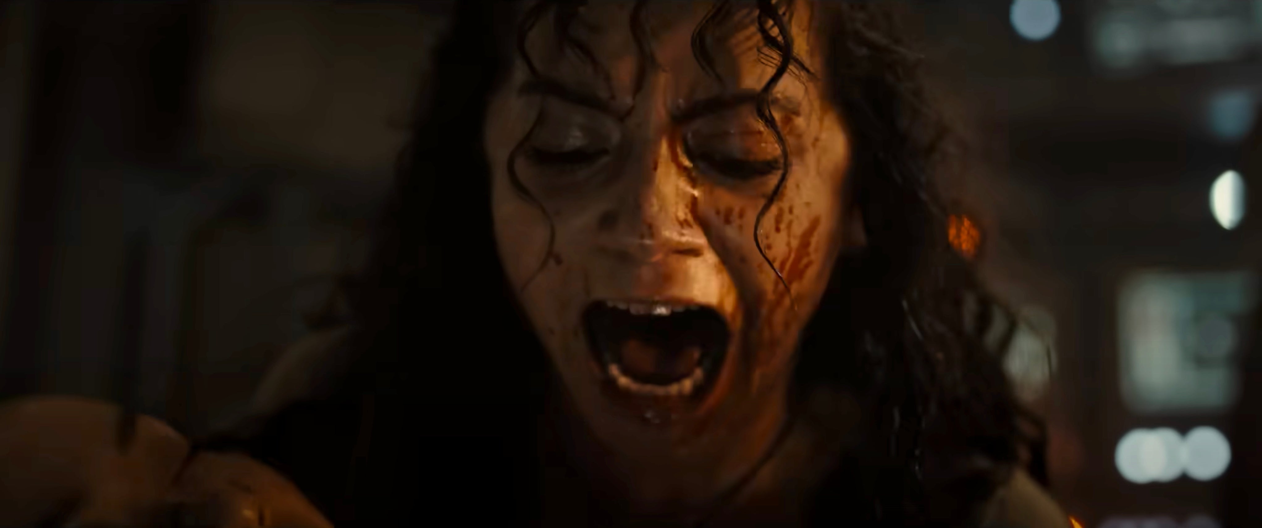 A still of Isabela Merced in the trailer for Alien: Romulus.