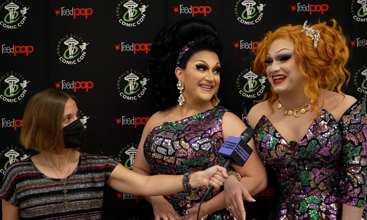 Ashley V. Robinson, Jinkx Monsoon, and BenDeLaCreme