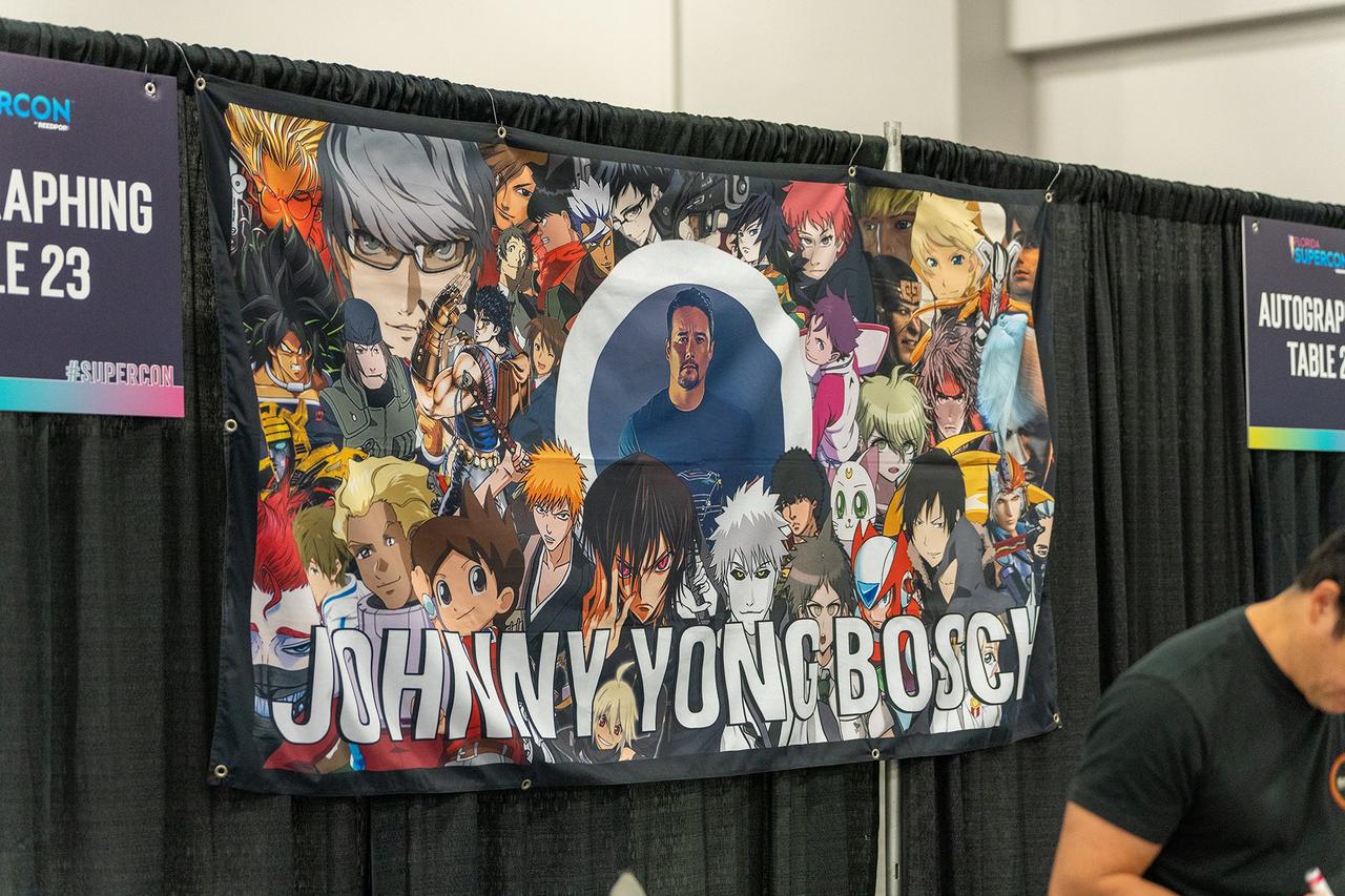 Johnny Yong Bosch at Florida Supercon 2022