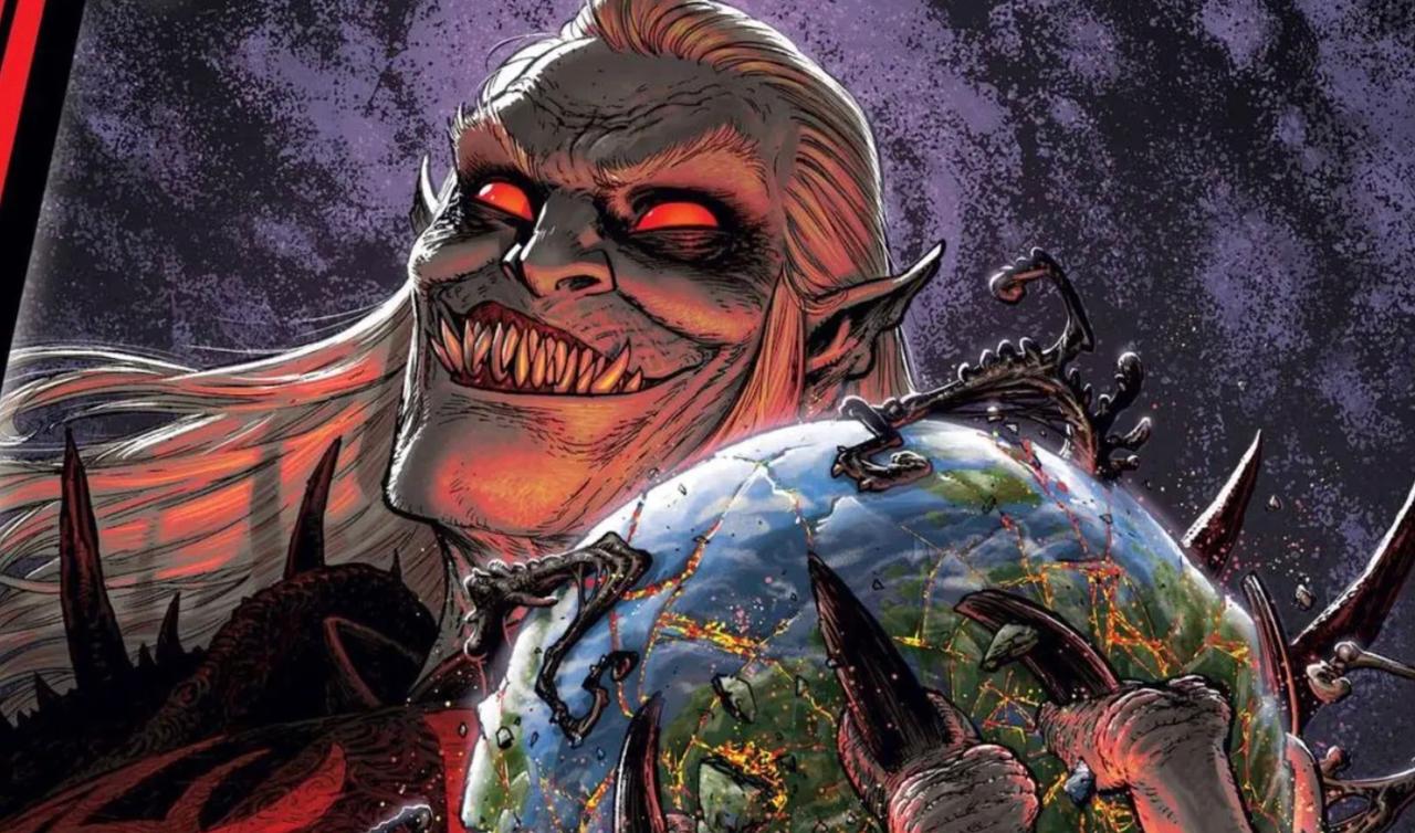 Knull on the cover of Planet of the Symbiotes from Marvel Comics