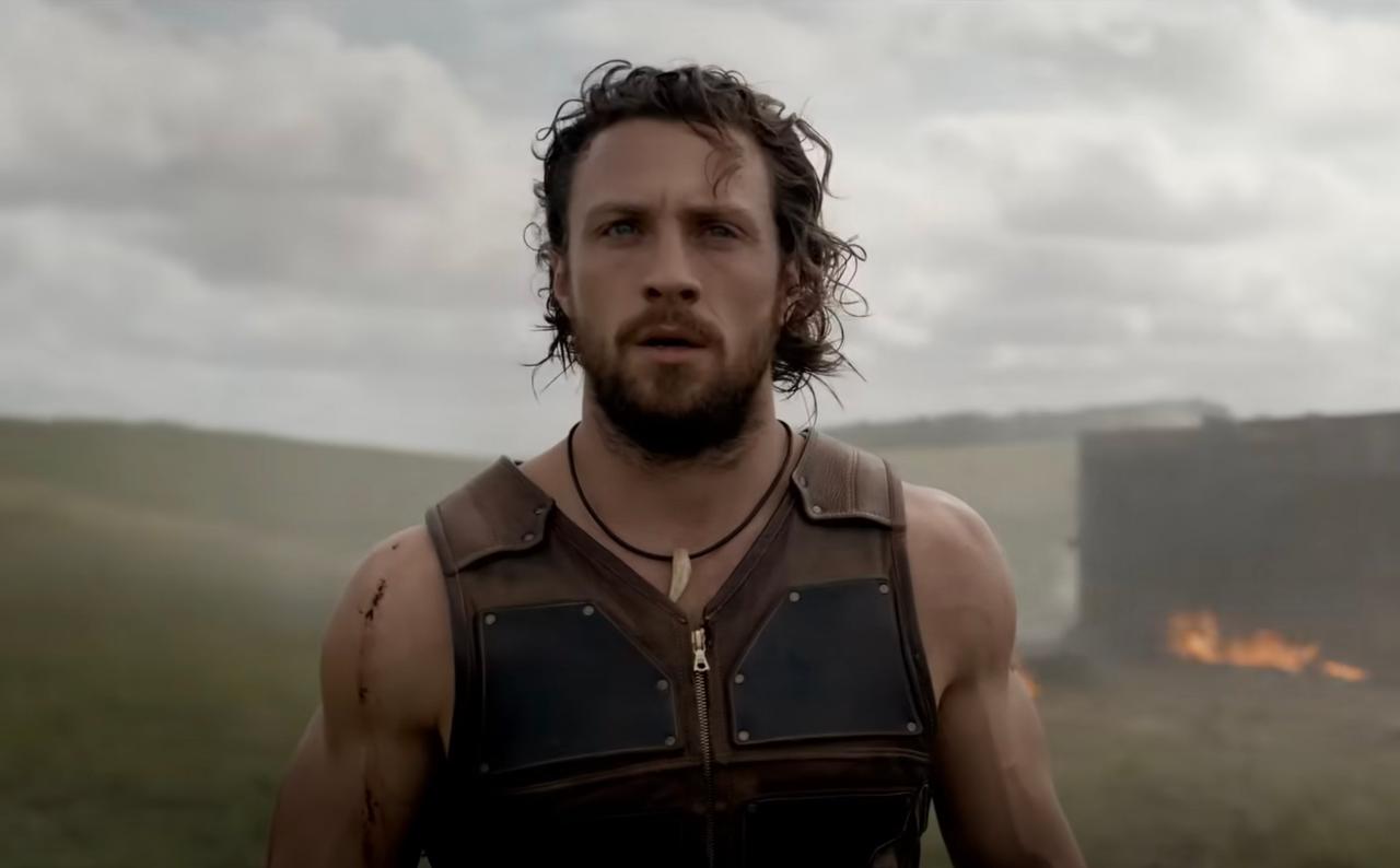 A still of Aaron Taylor-Johnson in Kraven the Hunter.