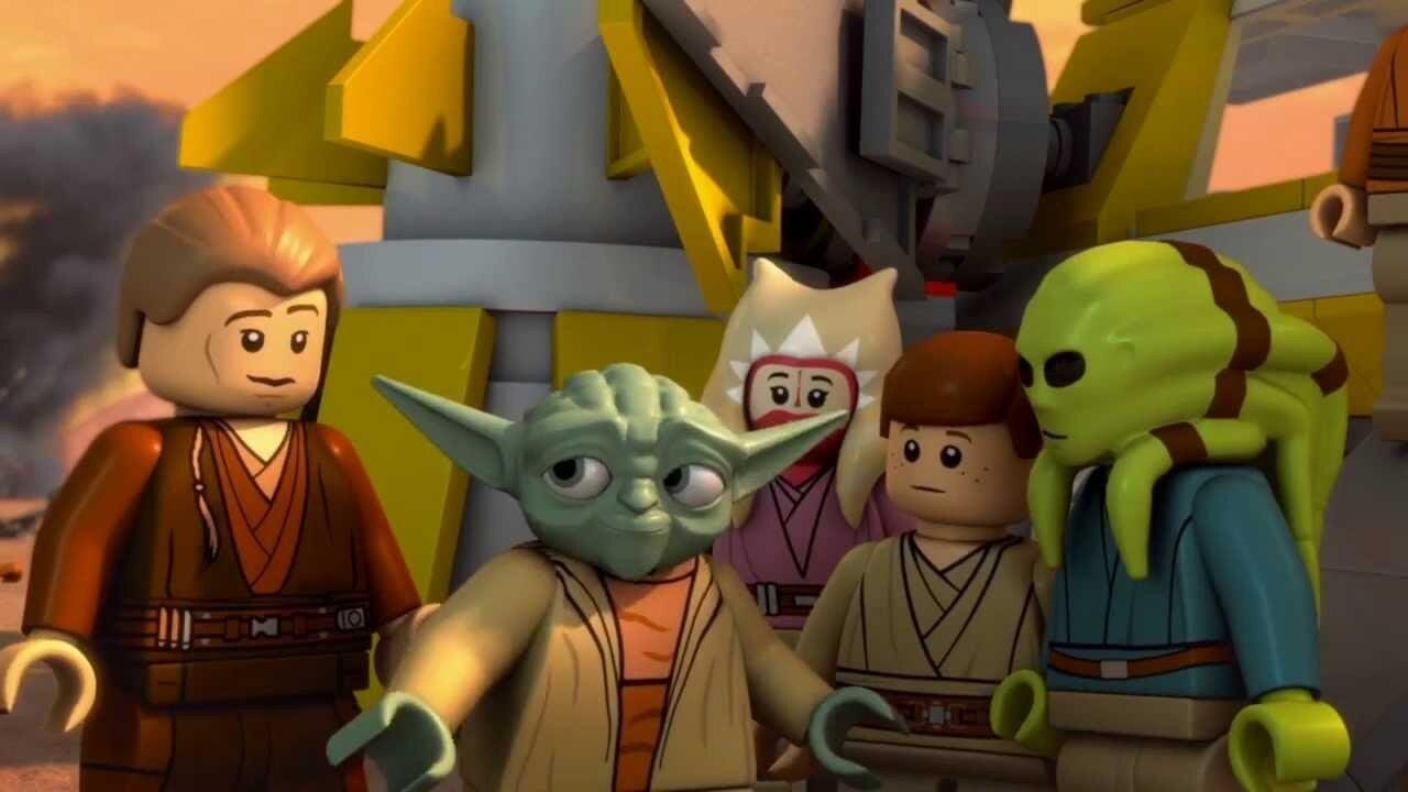 A still from LEGO Star Wars: the Yoda Chronicles