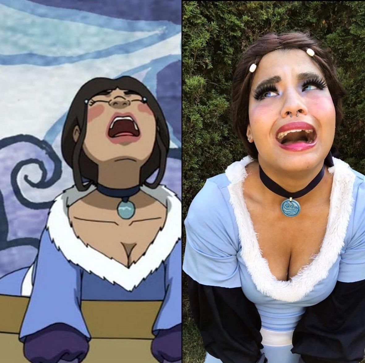 Katara Cosplays Avatar The Last Airbender