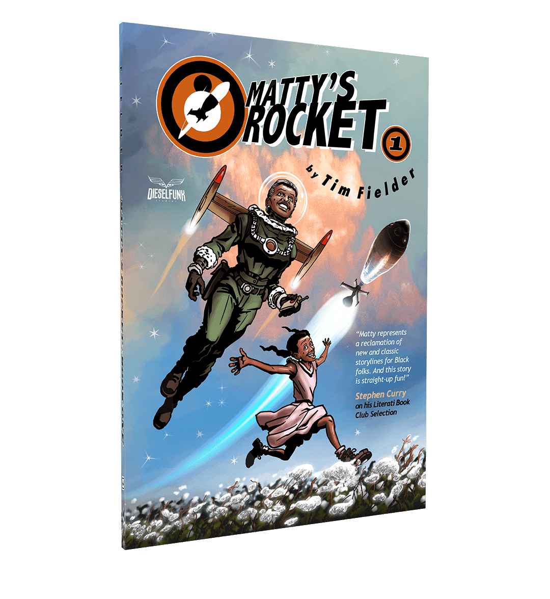 Cover of Matty's Rocket, set at an angle