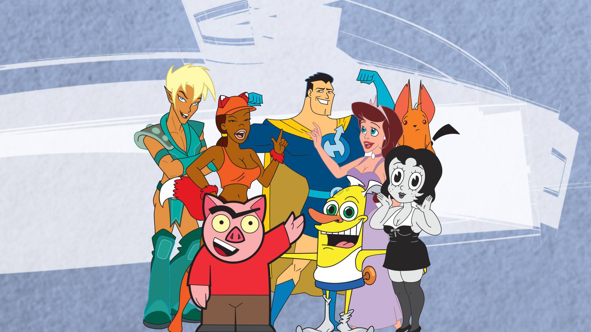 Promotional image for Drawn Together