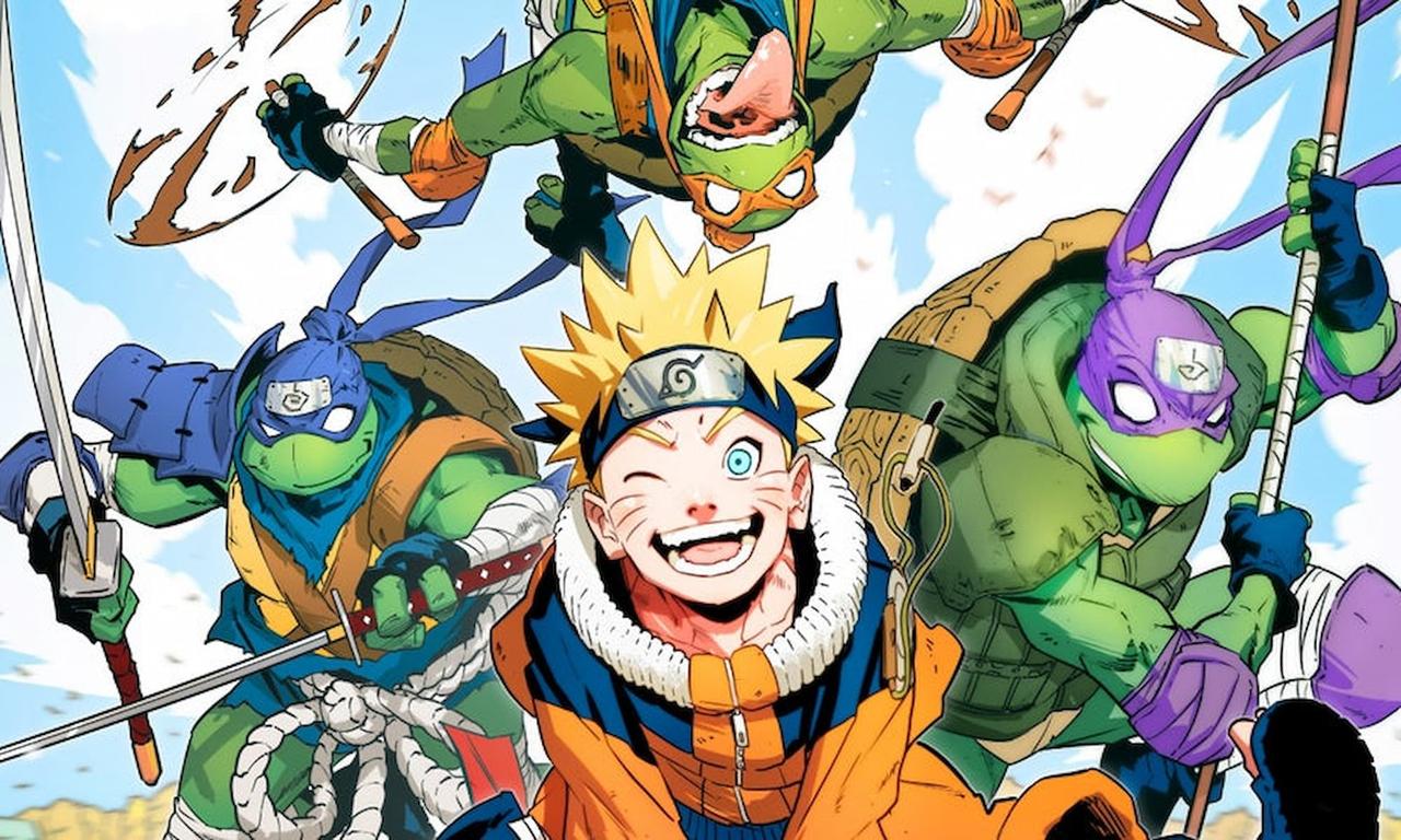 Cropped image of Teenage Mutant Ninja Turtles x Naruto #1