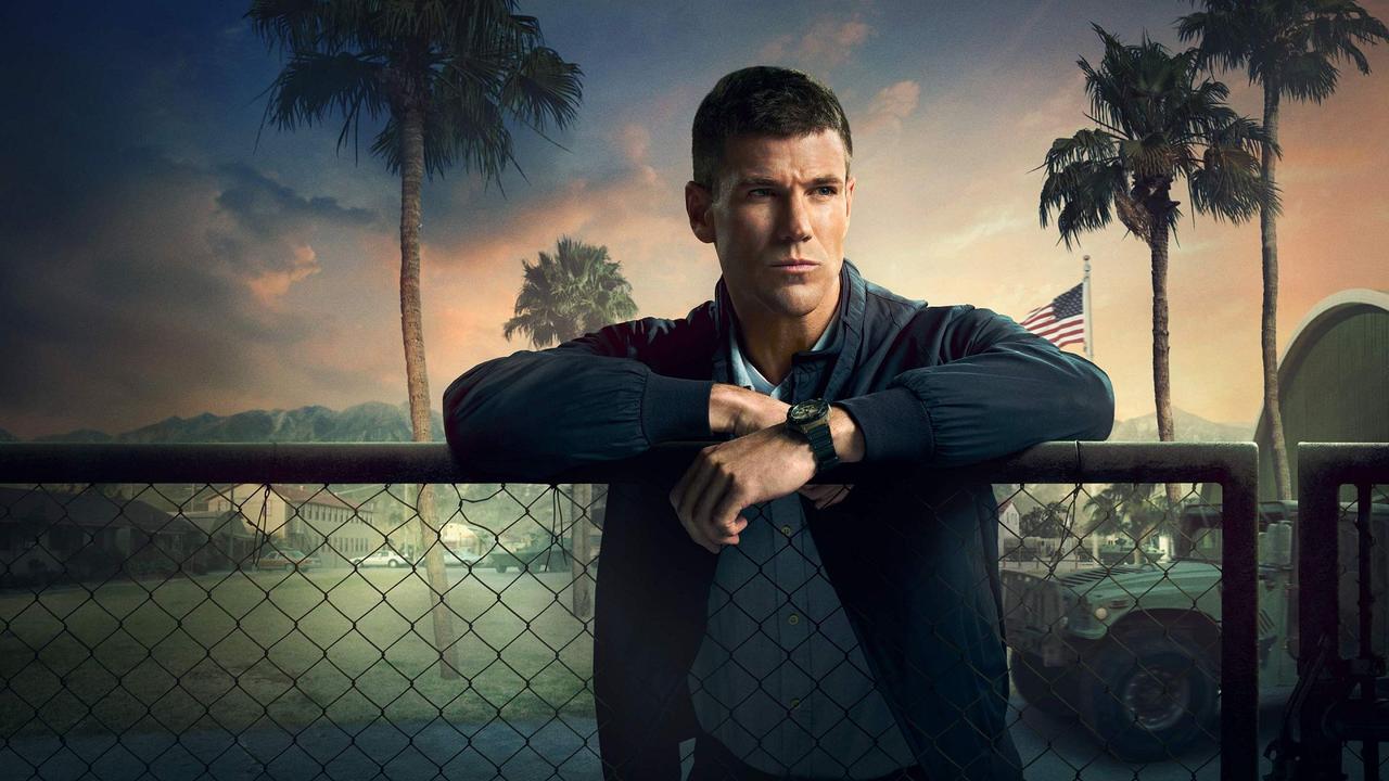 A promotional image of Austin Stowell in NCIS: Origins