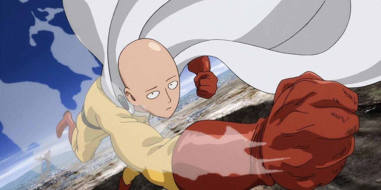 One Punch Man punching