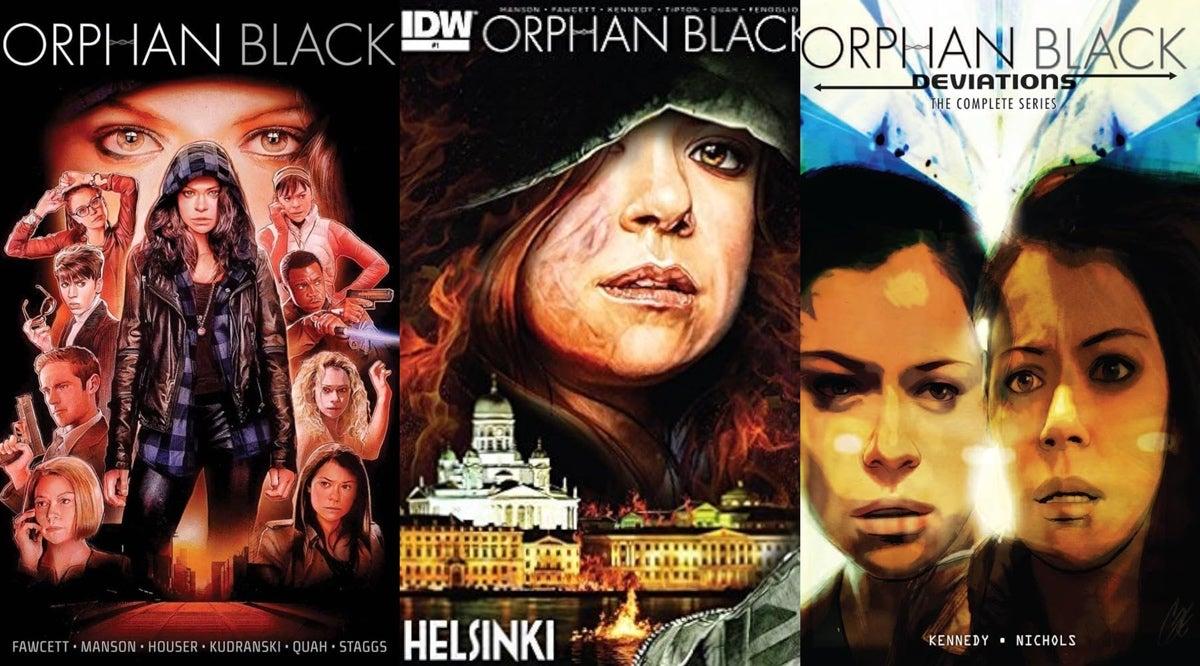 3 collected Orphan Black comics