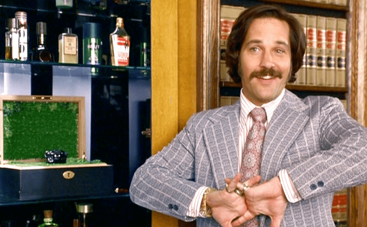 Paul Rudd in Anchorman