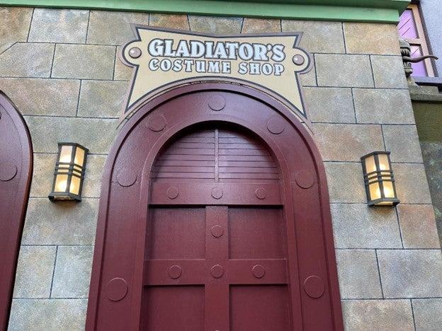 Gladiator Costume Shop at Marvel Superhero Island