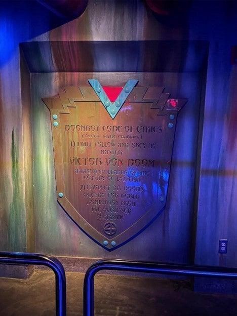 Doom code of ethics at Marvel Superhero Island