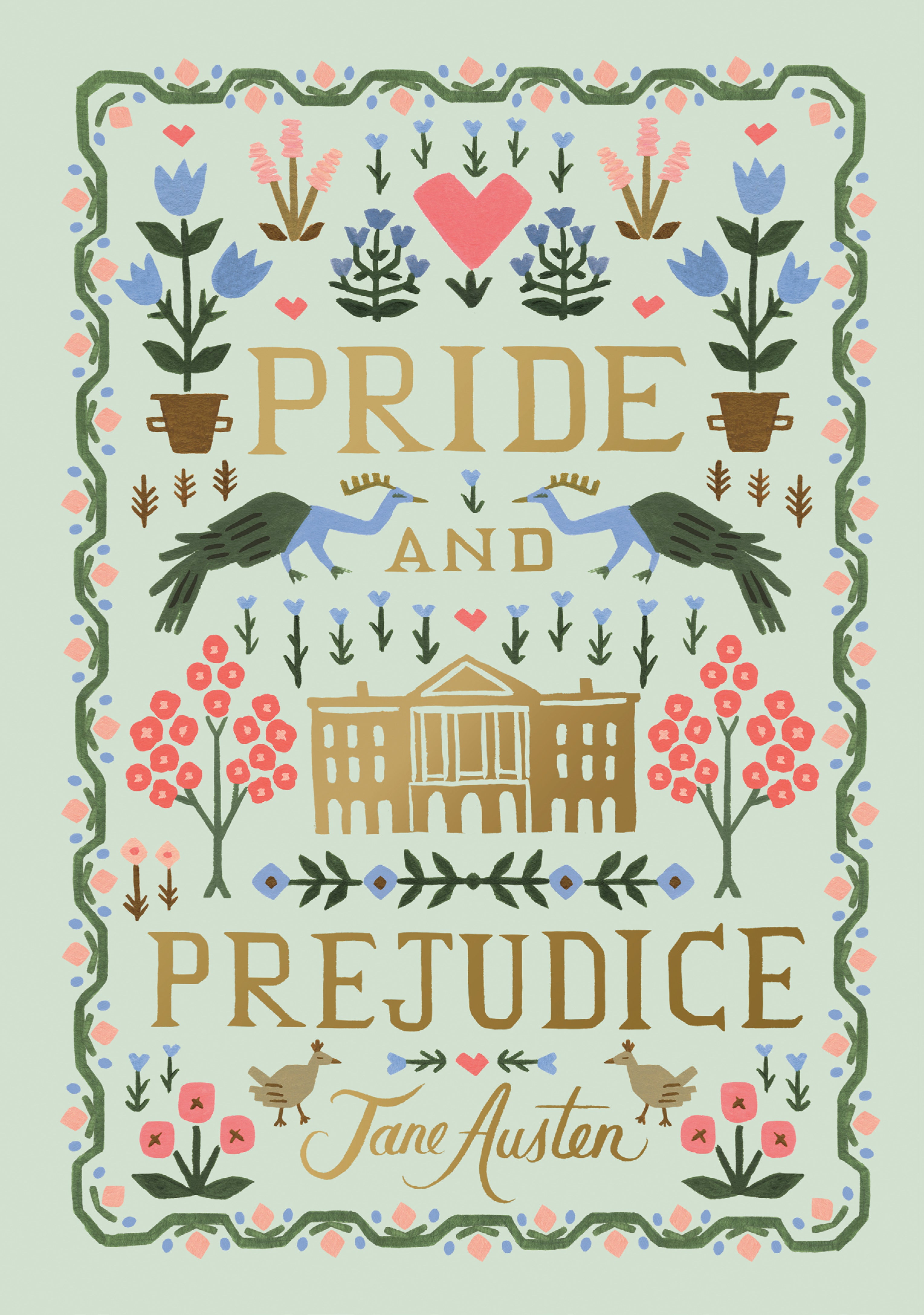 Illustrated cover of Pride and Prejudice