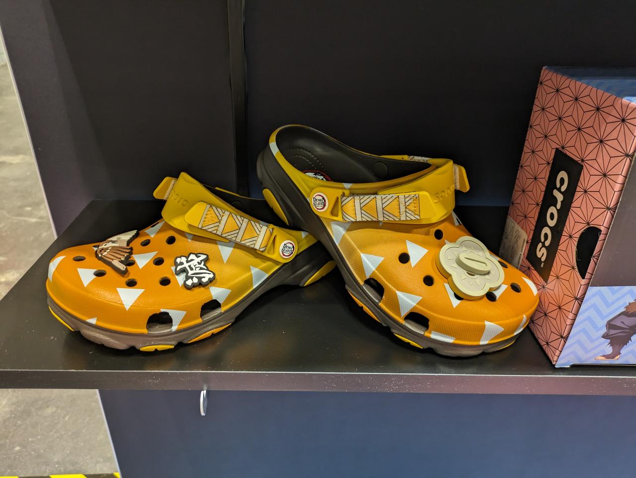 Photo of Demon Slayer Crocs display