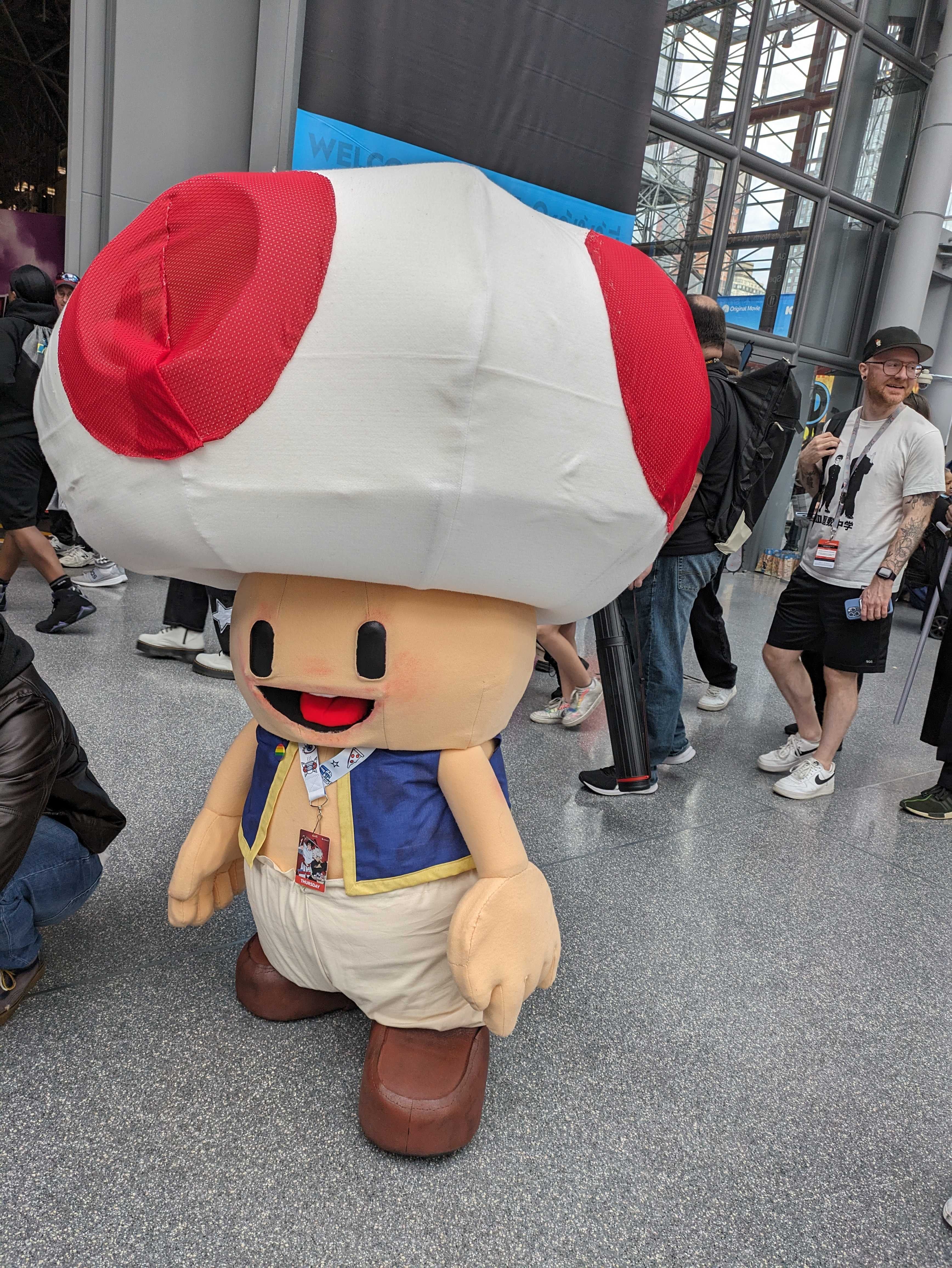 Photo of Toad cosplayer