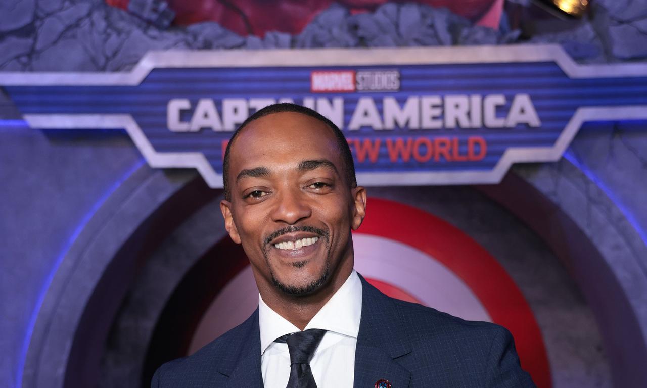 Anthony Mackie at Captain America: Brave New World premiere