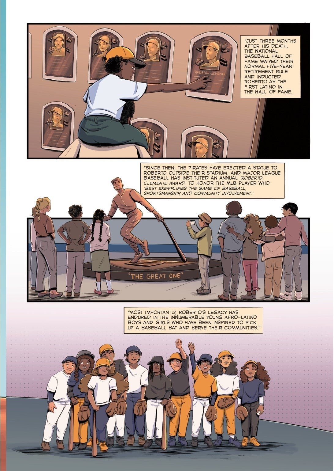 Interior comics page from SÍ, SE PUEDE: The Latino Heroes Who Changed the United States