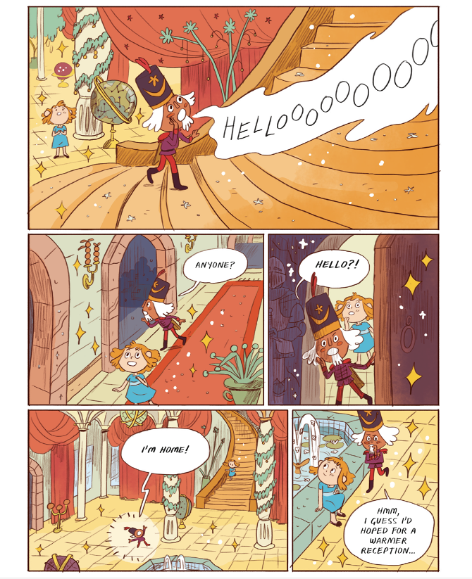 Interior comics page from Nutcracker