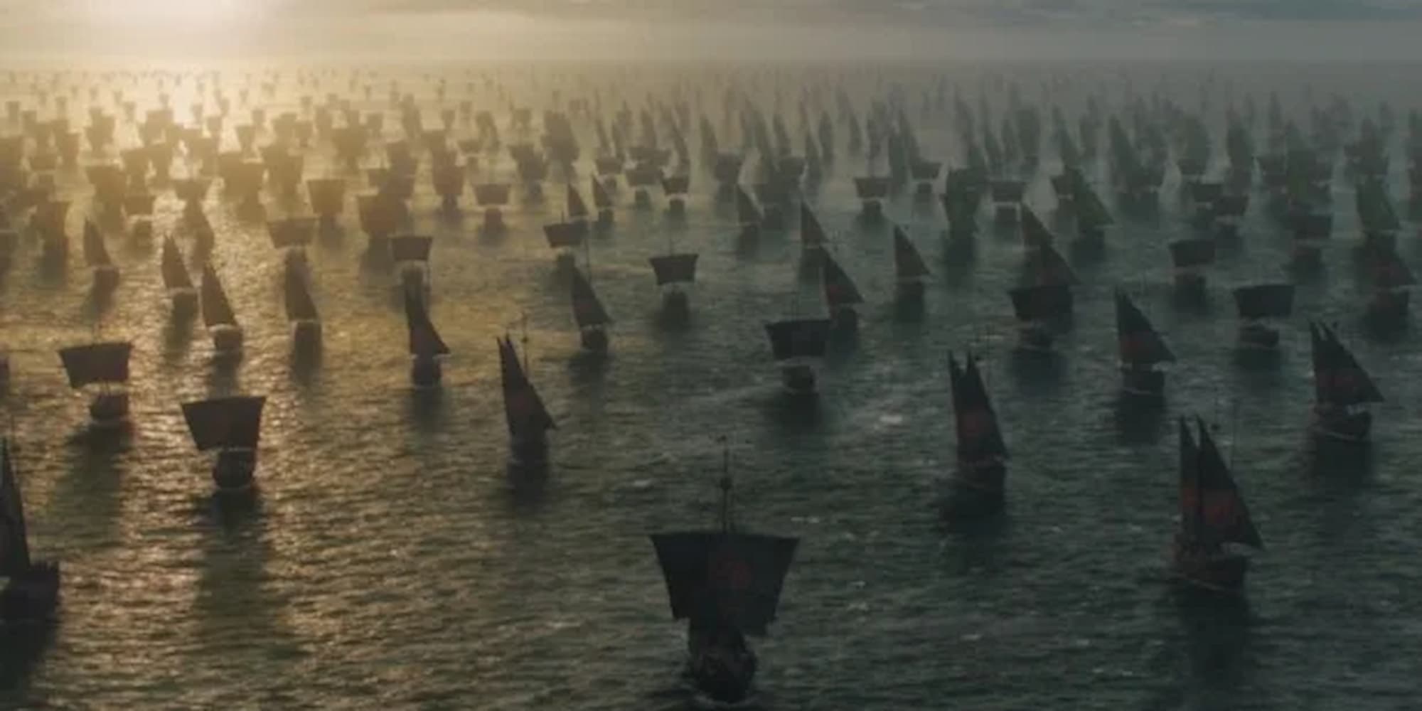 Ship fleet in Game of Thrones