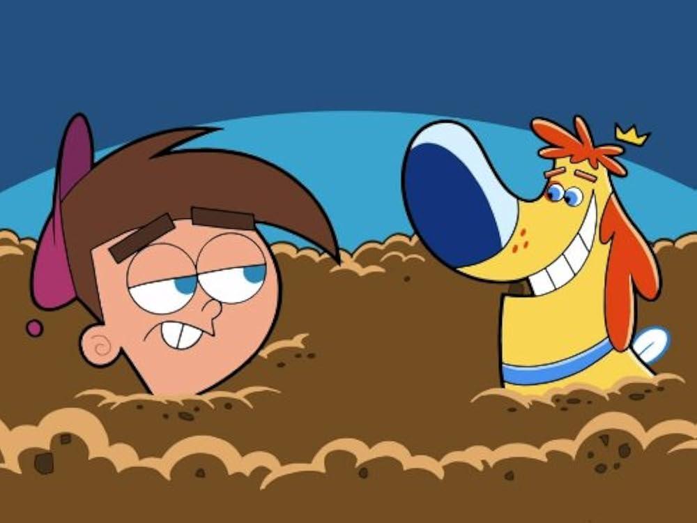 A still of Sparky and Timmy Turner in The Fairly OddParents