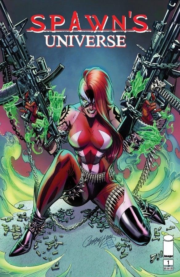 Spawn's Universe #1 cover by J. Scott Campbell