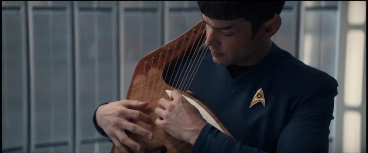 star trek snw - spock and vulcan lute