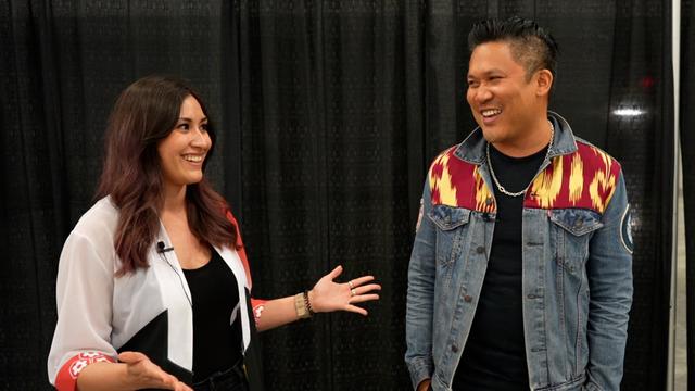 Veronica Valencia and Dante Basco