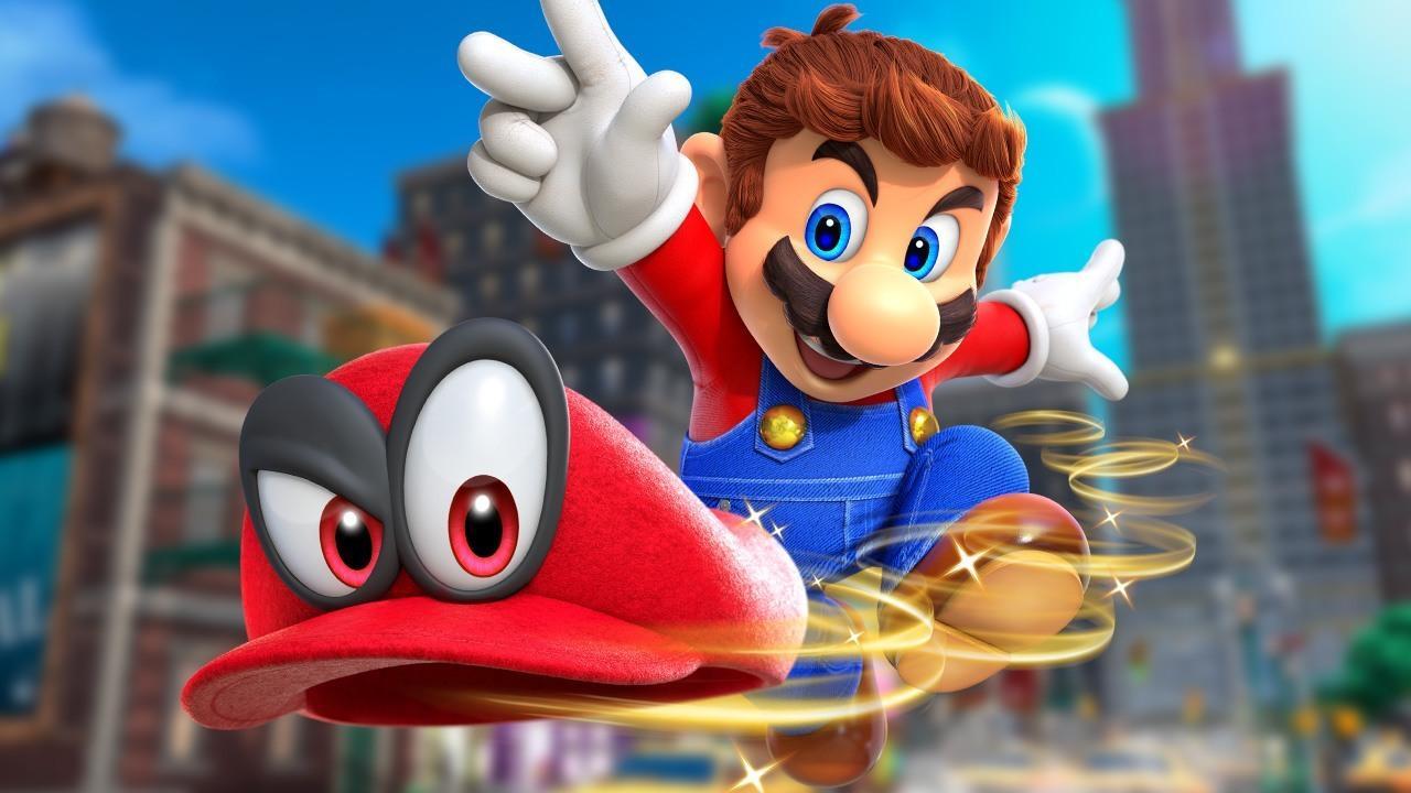 A promotional image for Super Mario Odyssey