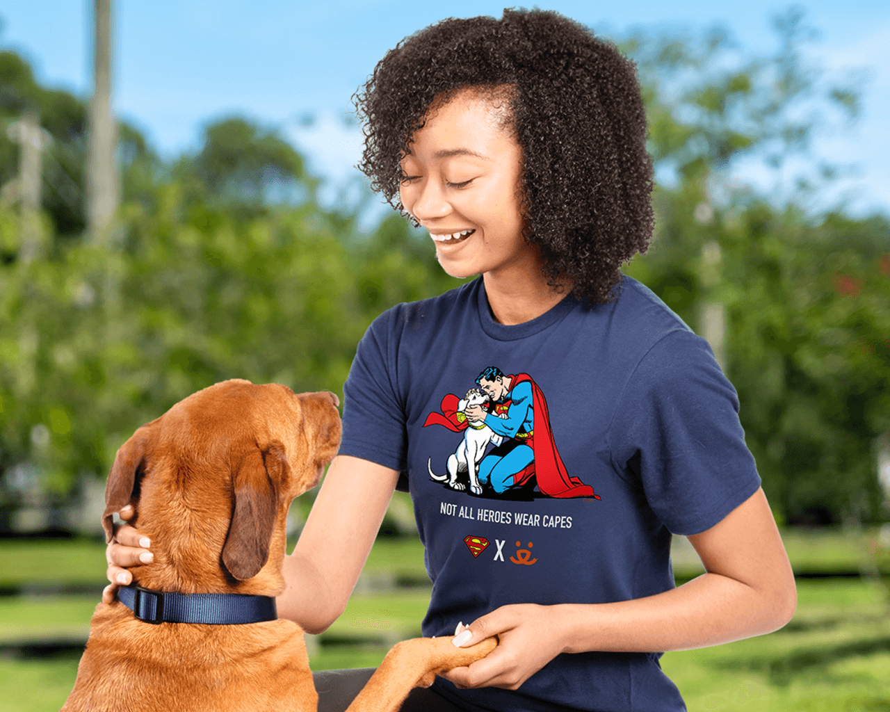 Superman Puppy Bowl shirt