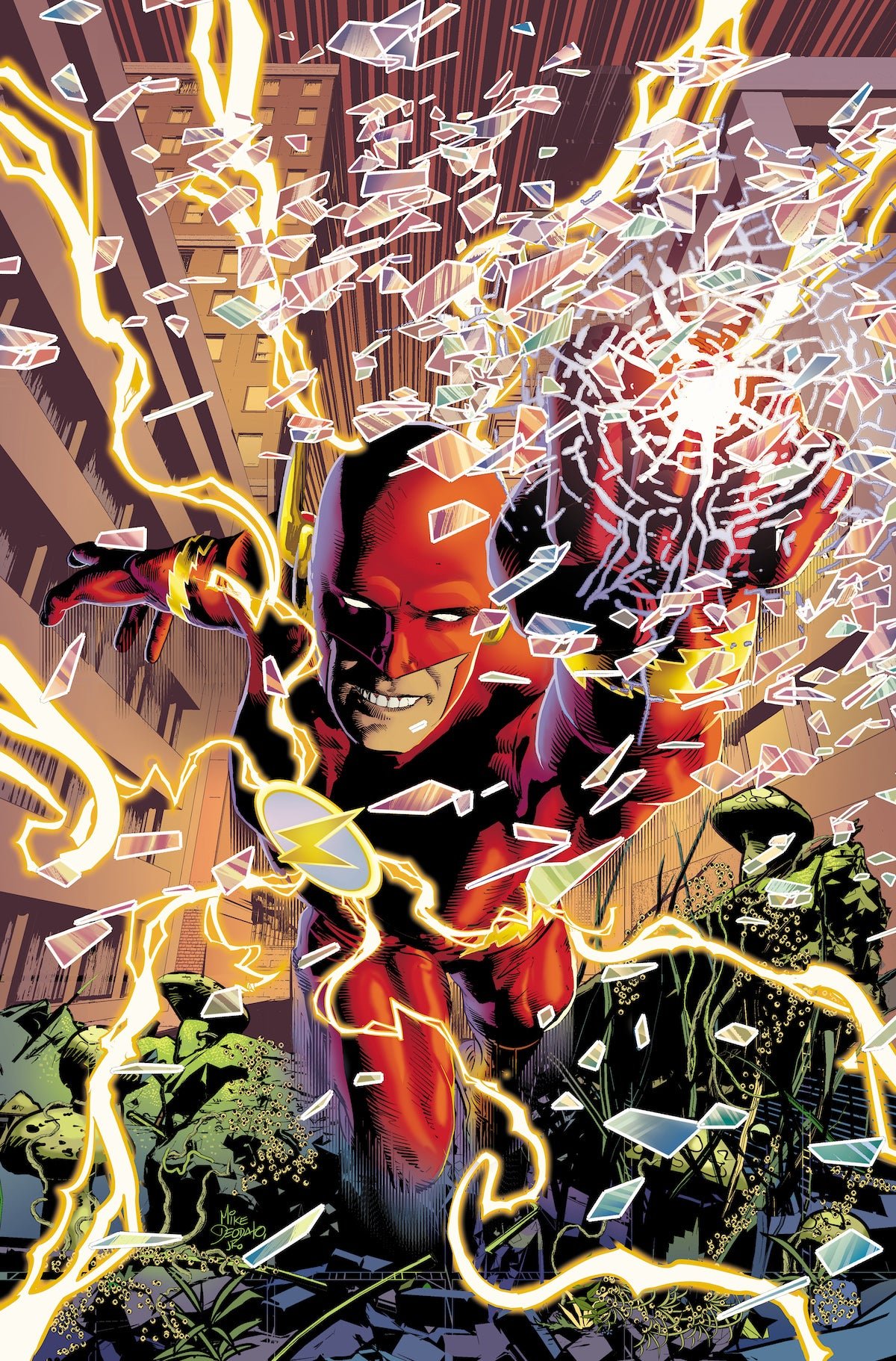 The Flash #1 main cover by Mike Deodato Jr.