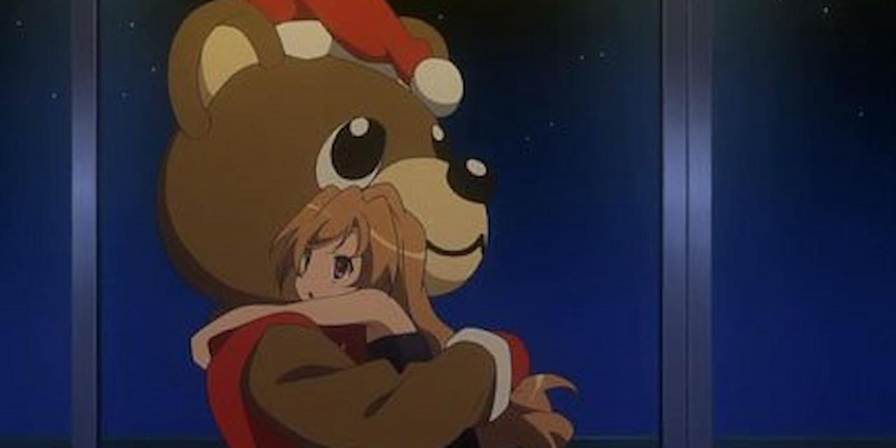 screenshot from Toradora! Christmas Episode.