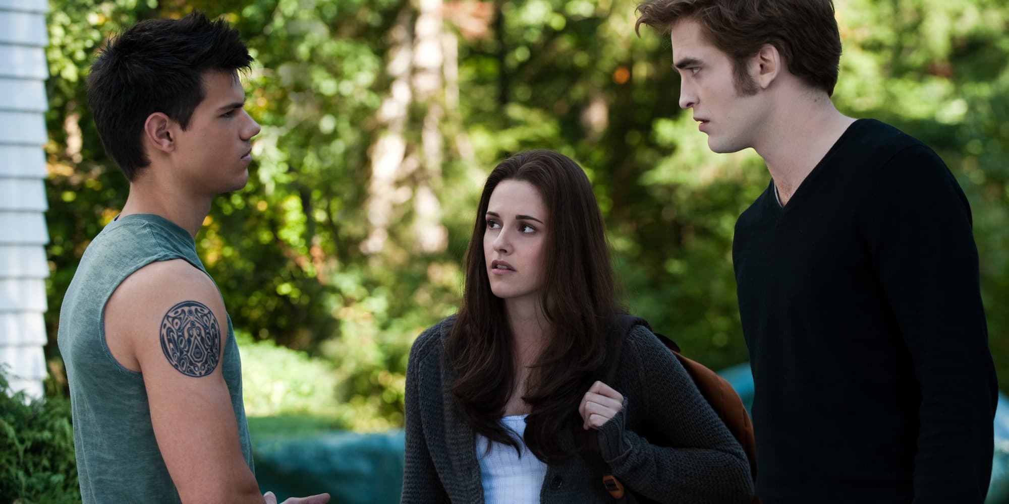 Jacob, Bella, and Edward in Twlight: Eclipse
