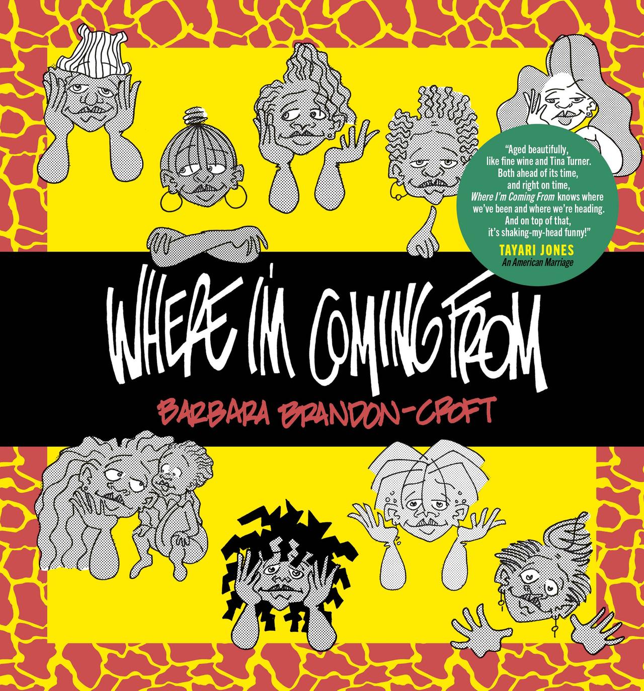 Orange, yellow, and black illustrated cover of Where I'm Coming From