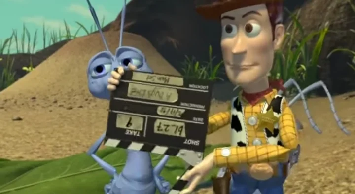 Woody cameo in A Bug's Life