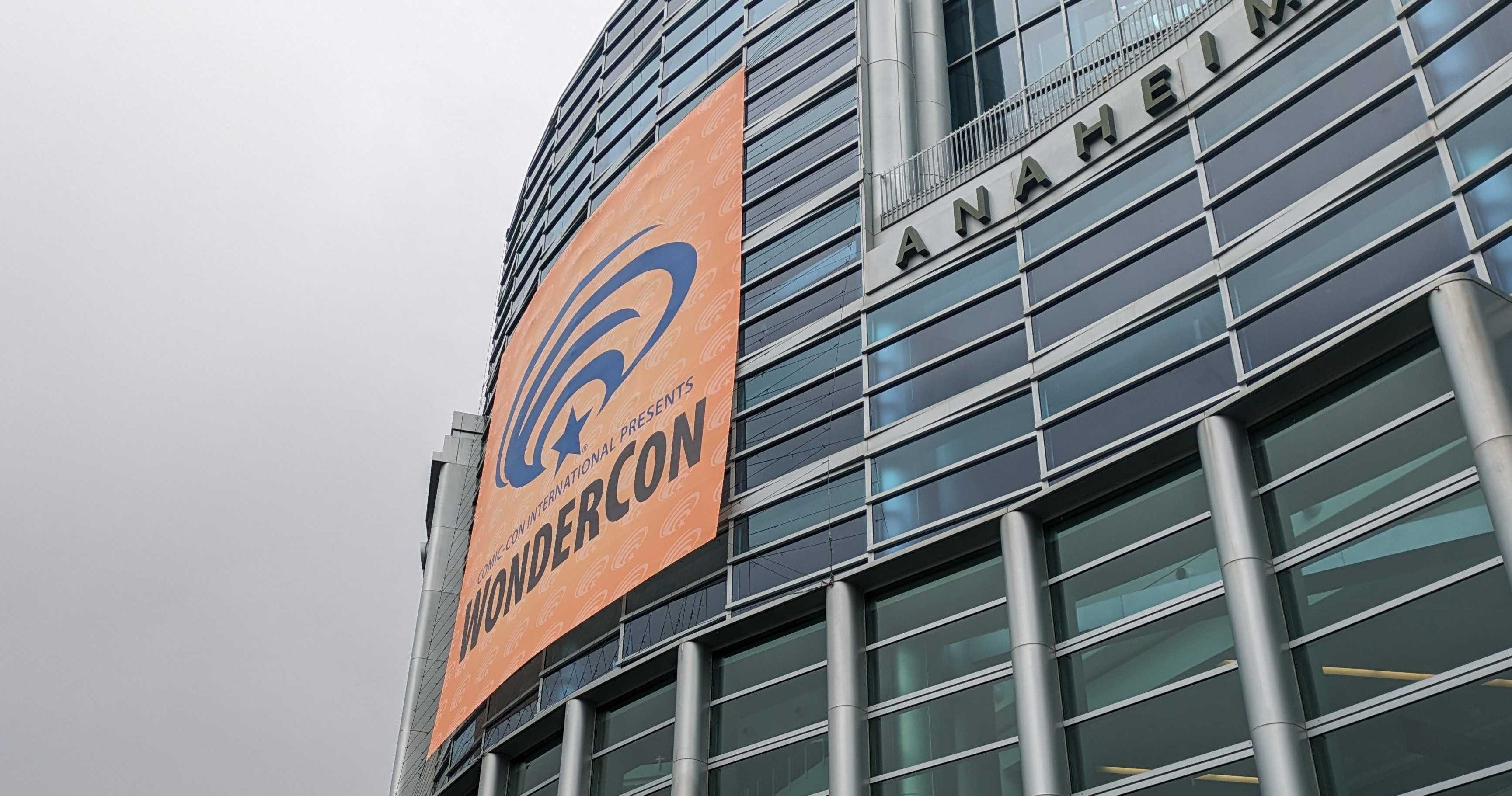 Photograph of WonderCon banner