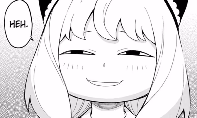 Anya Smug Face Spy X Family
