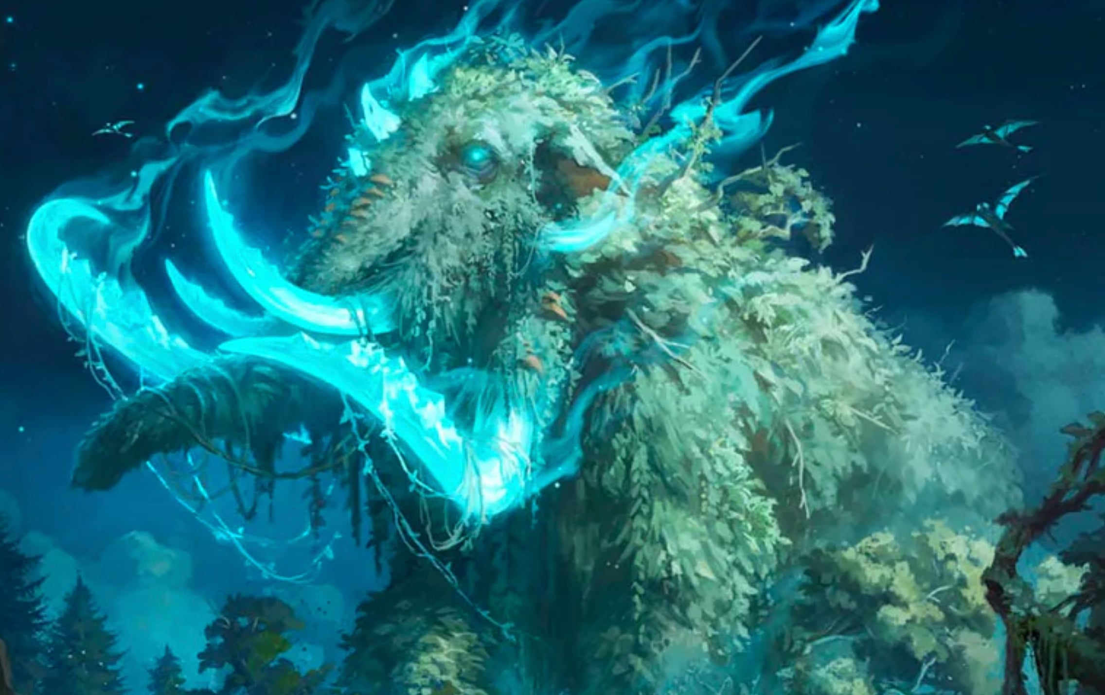 The art for Craterhoof Behemoth