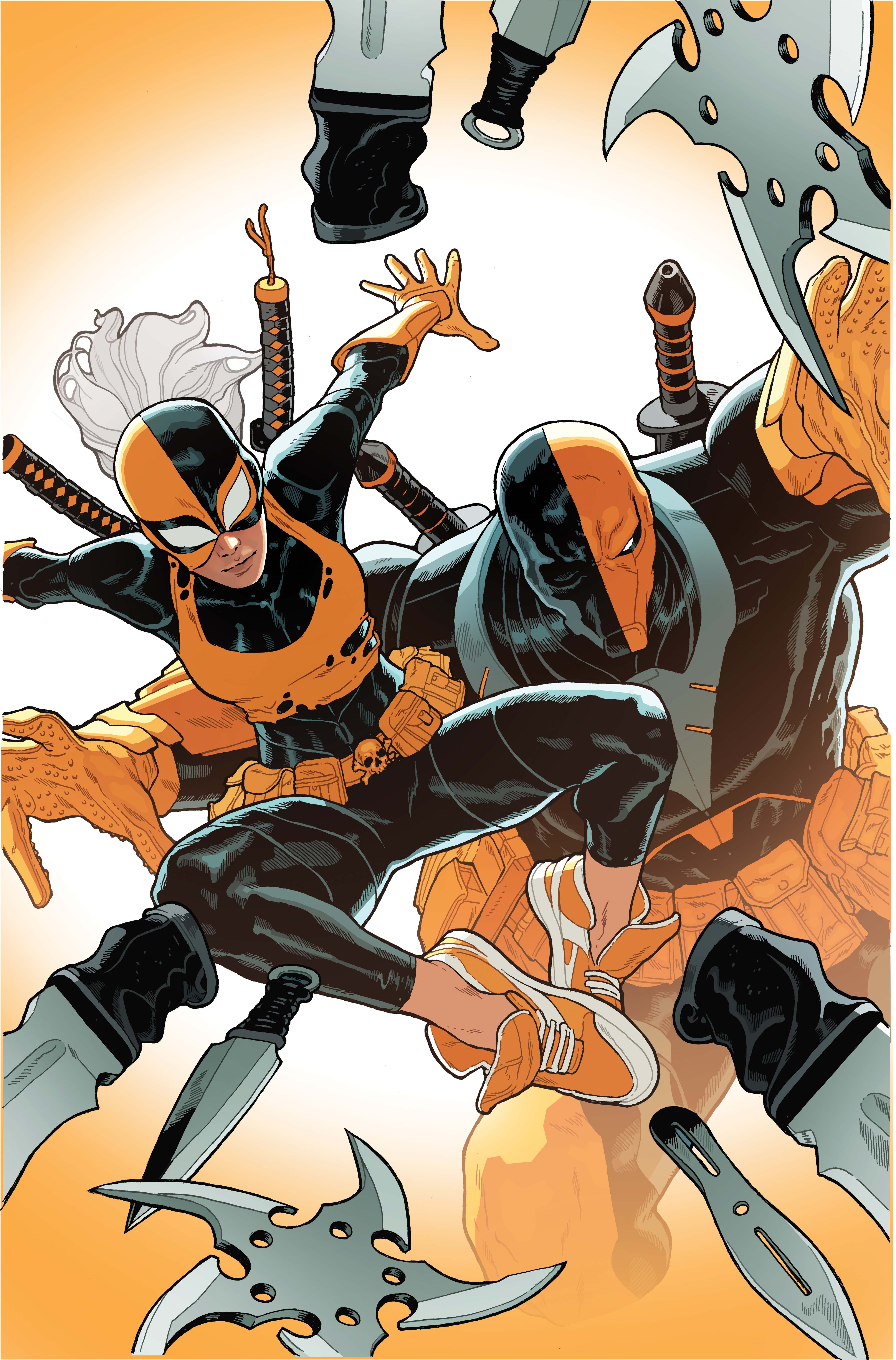 The variant cover of Deathstroke the Terminator #5