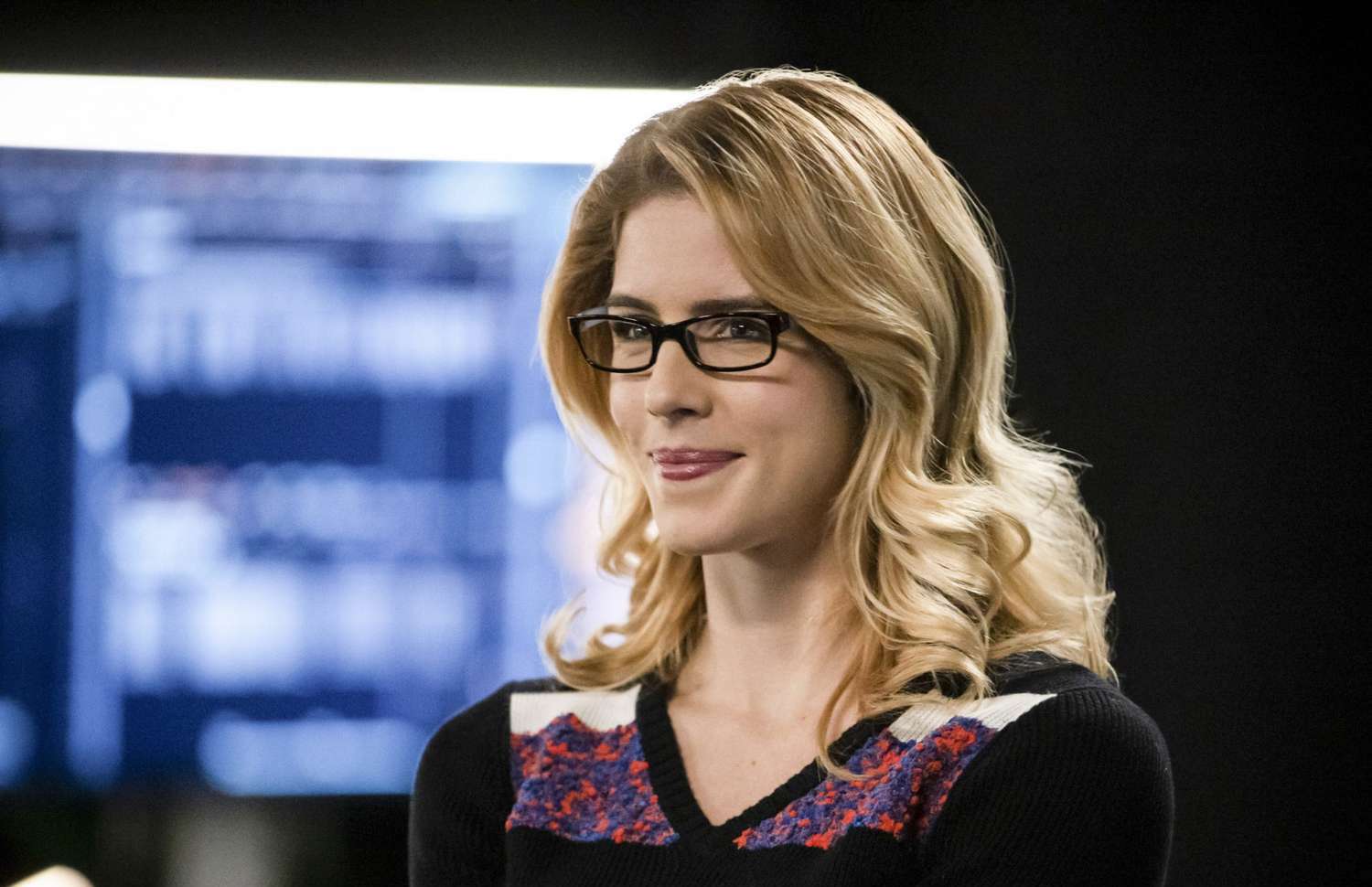 An image of Emily Bett Rickards in Arrow