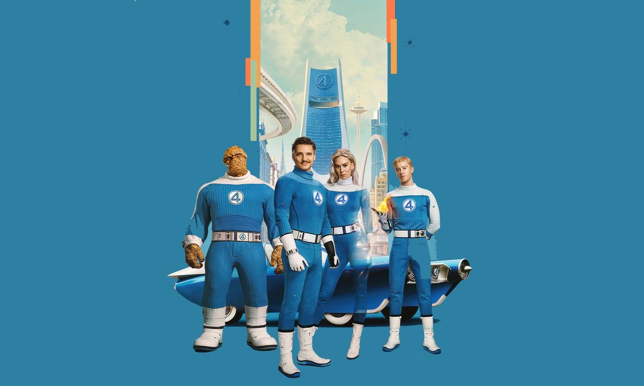 A promotional image from The Fantastic Four: First Steps
