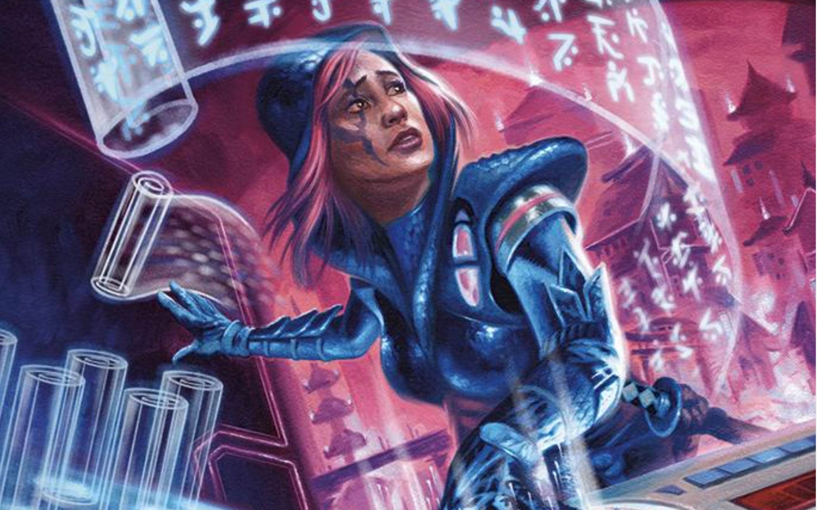 The art from the Magic: The Gathering card Frantic Search