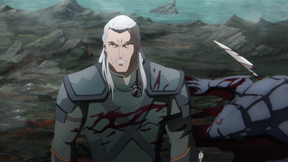 A still from The Witcher: Sirens of the Deep