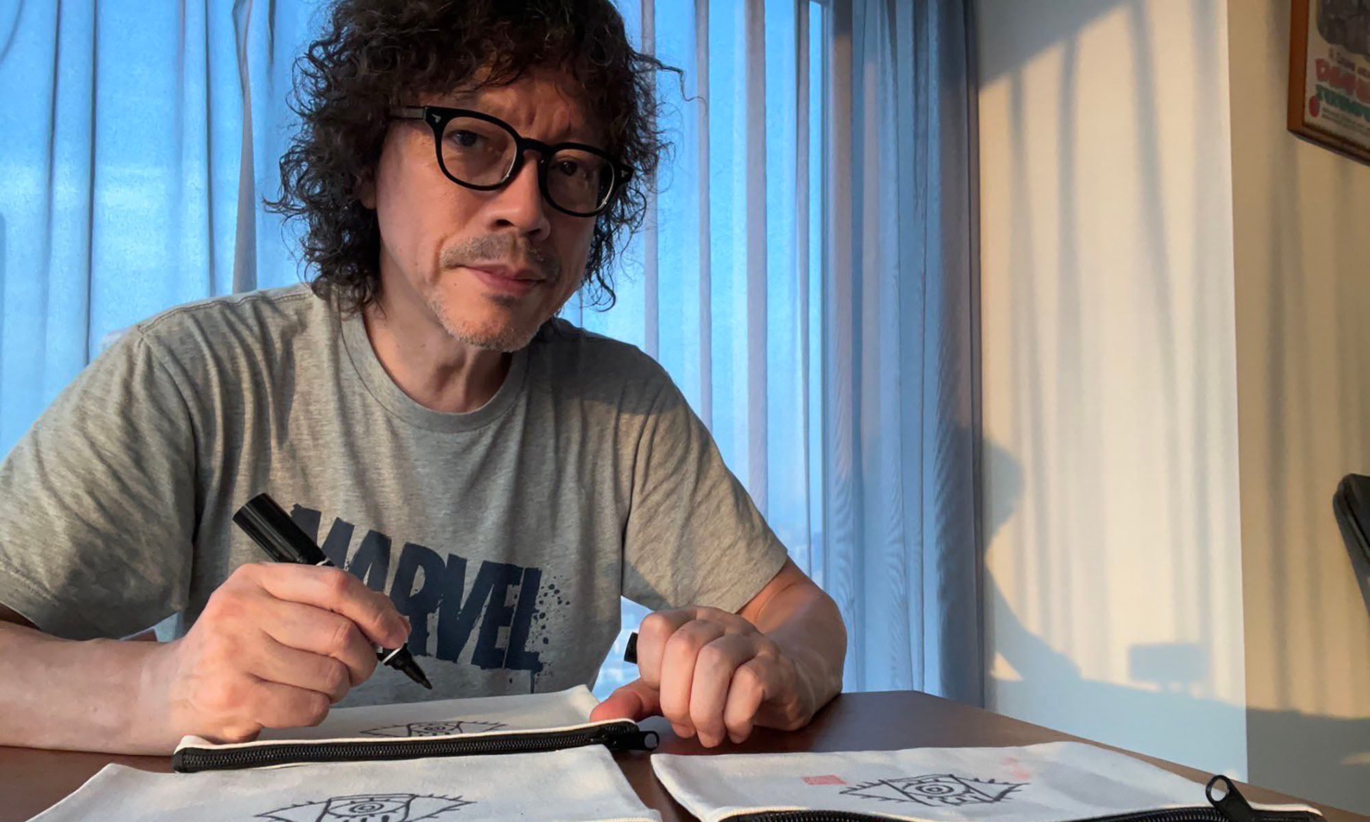 Naoki Urasawa self-portrait