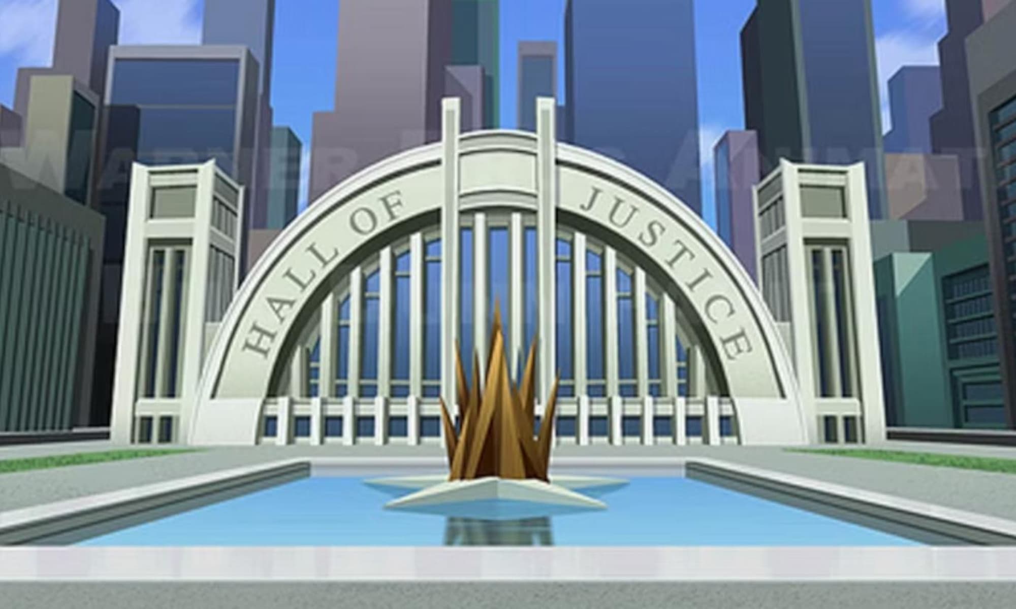 Hall Of Justice Super friends